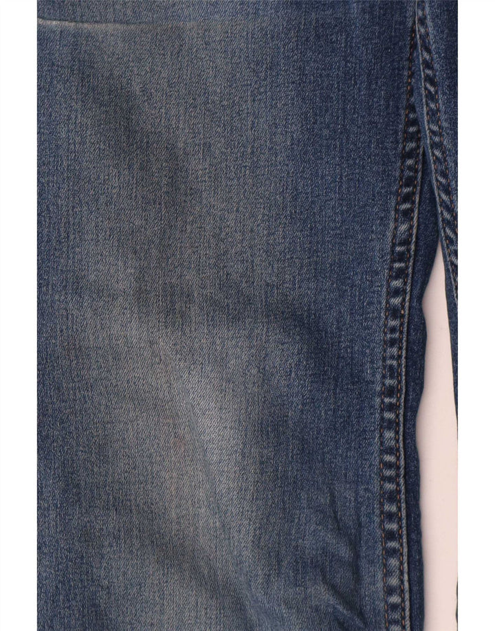 Marks & Spencer Womens Flared Jeans UK 8 Smal W28 L29 Blue Cotton