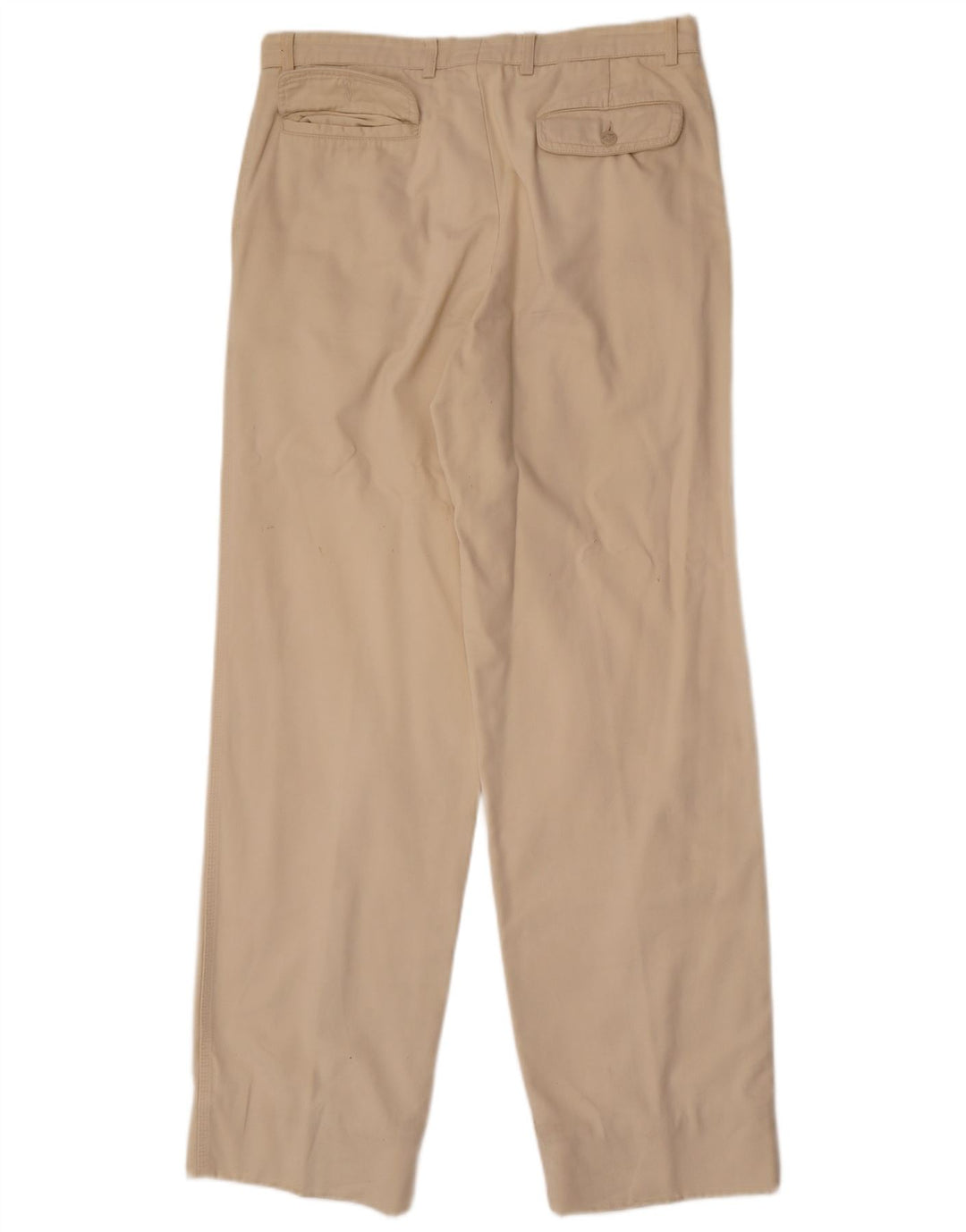 Peter Hadley Mens Pegged Chino Trousers IT 48 Medium W32 L33 Beige Cotton