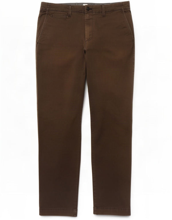 Gap Mens Slim Fit Chino Trousers W34 L32 Grey Cotton