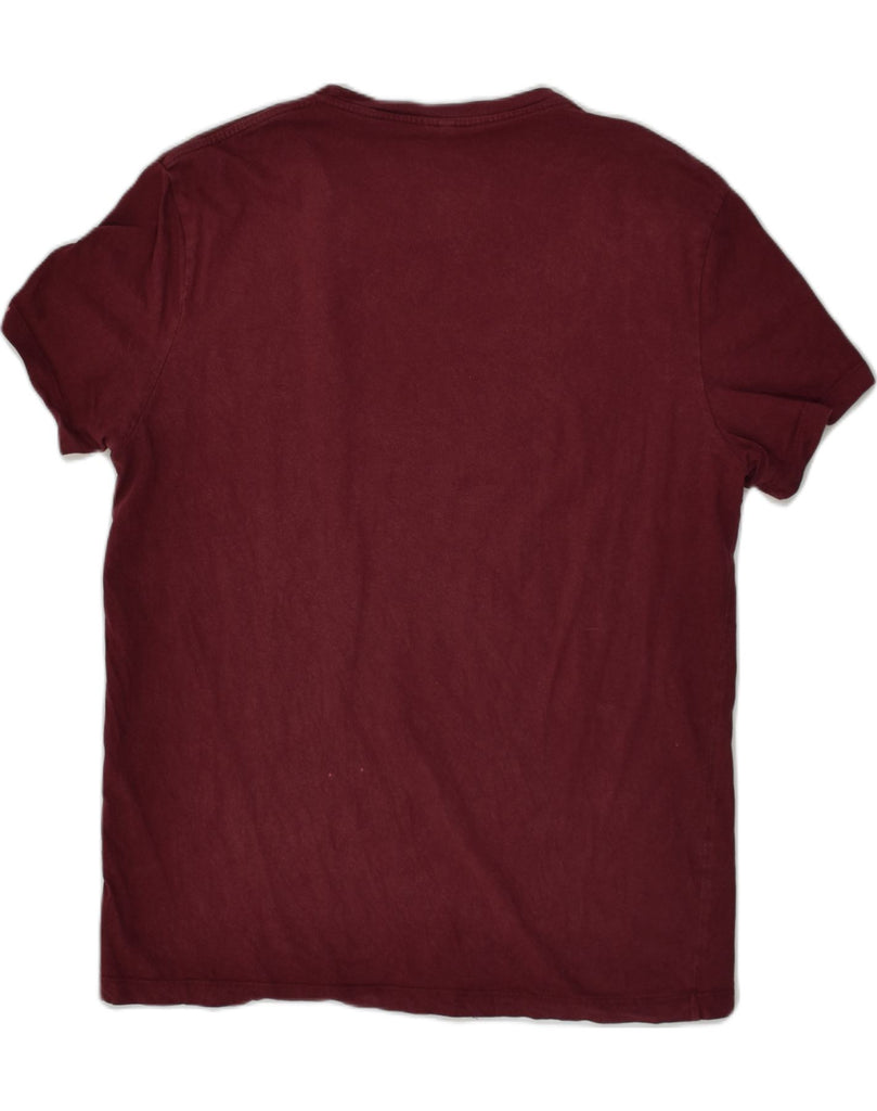 JACK WILLS Mens T-Shirt Top Medium Burgundy Cotton | Vintage Jack Wills | Thrift | Second-Hand Jack Wills | Used Clothing | Messina Hembry 