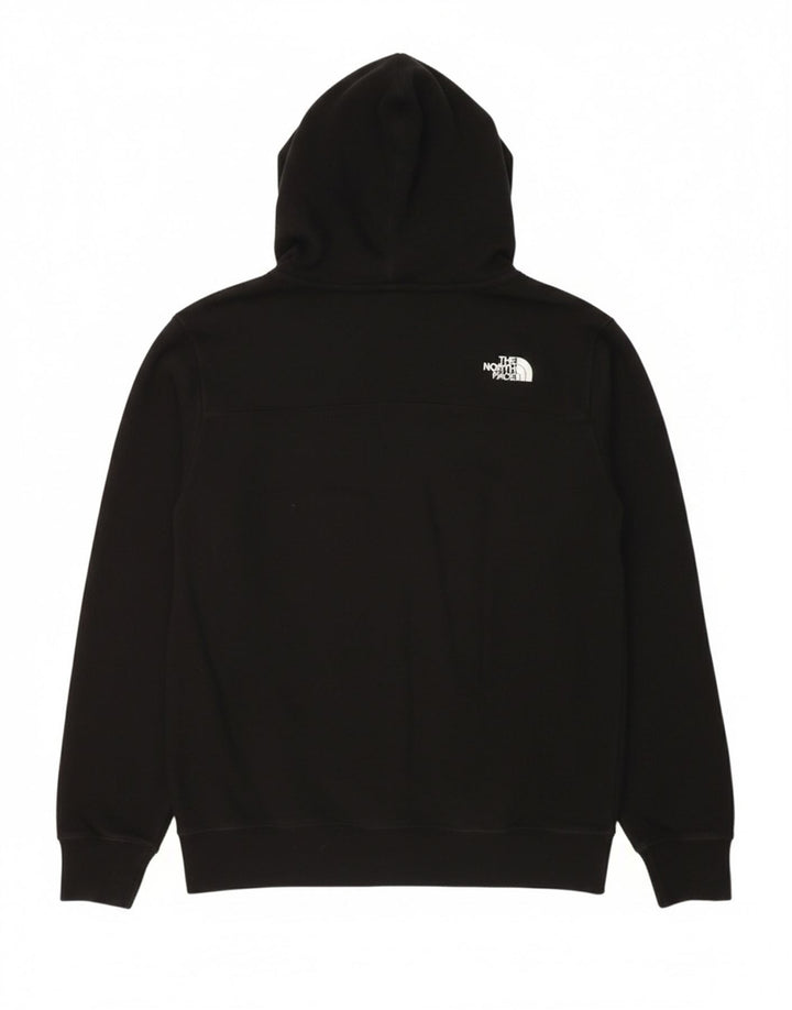 THE NORTH FACE Mens Hoodie Jumper Small Black Cotton