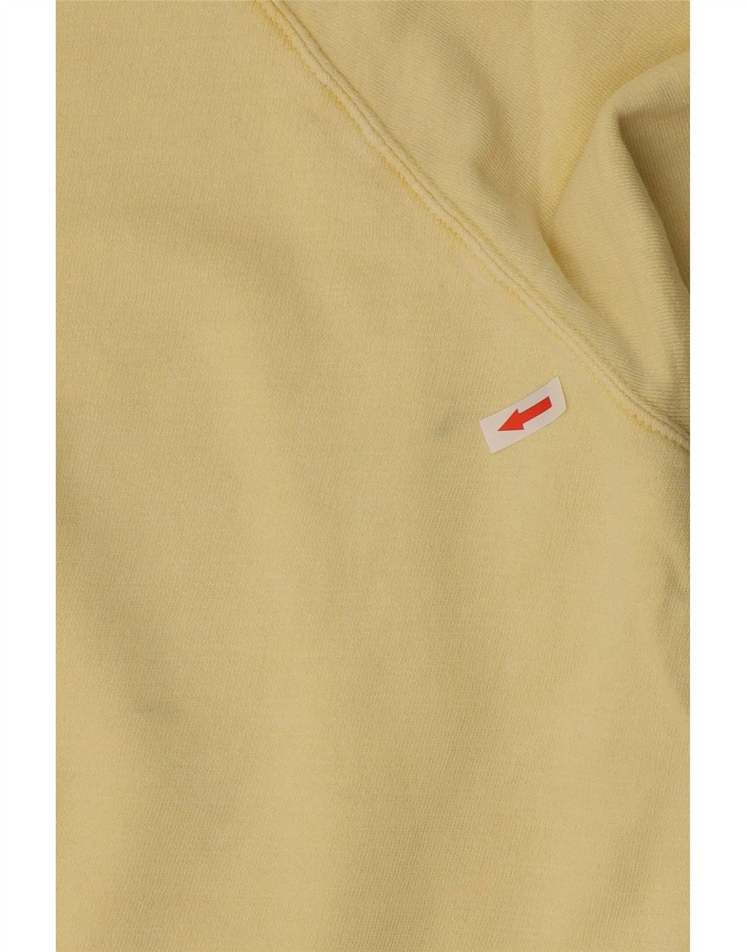 Marks & Spencer Womens Oversized Sweatshirt Jumper UK 18 XL  Yellow Cotton