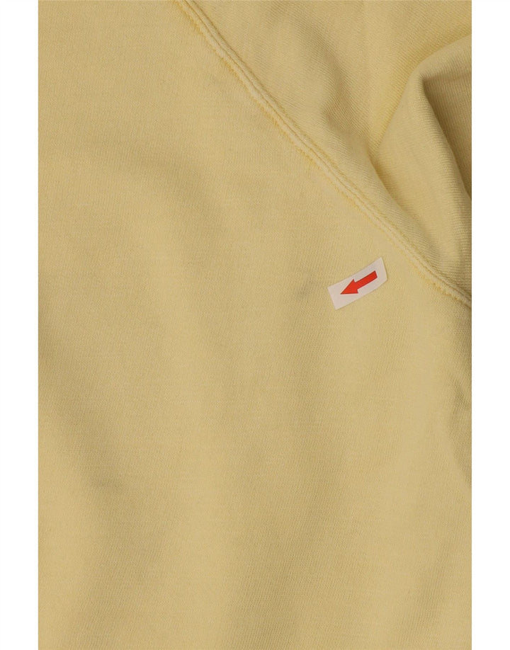 Marks & Spencer Womens Oversized Sweatshirt Jumper UK 18 XL  Yellow Cotton