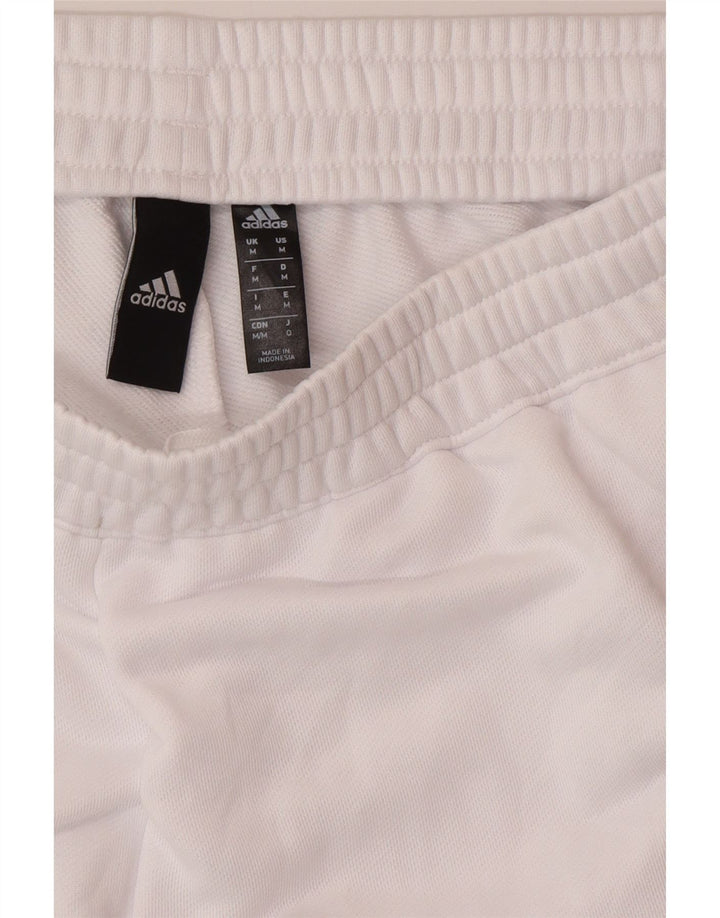 Adidas Mens Aeroready Tracksuit Trousers Medium White Polyester