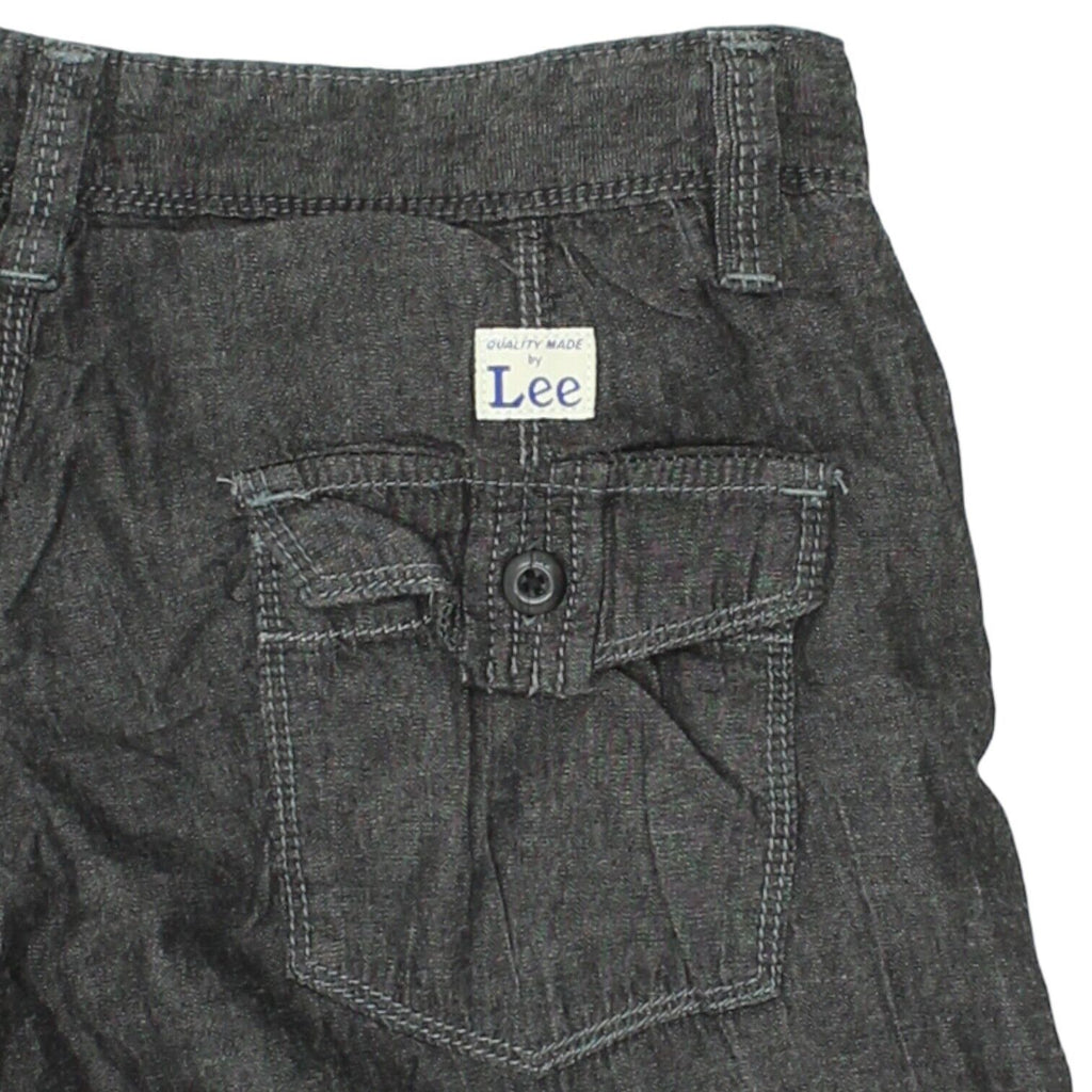 Lee Mens Blue Grey Reversible Striped Shorts | Vintage Casual Designer VTG | Vintage Messina Hembry | Thrift | Second-Hand Messina Hembry | Used Clothing | Messina Hembry 