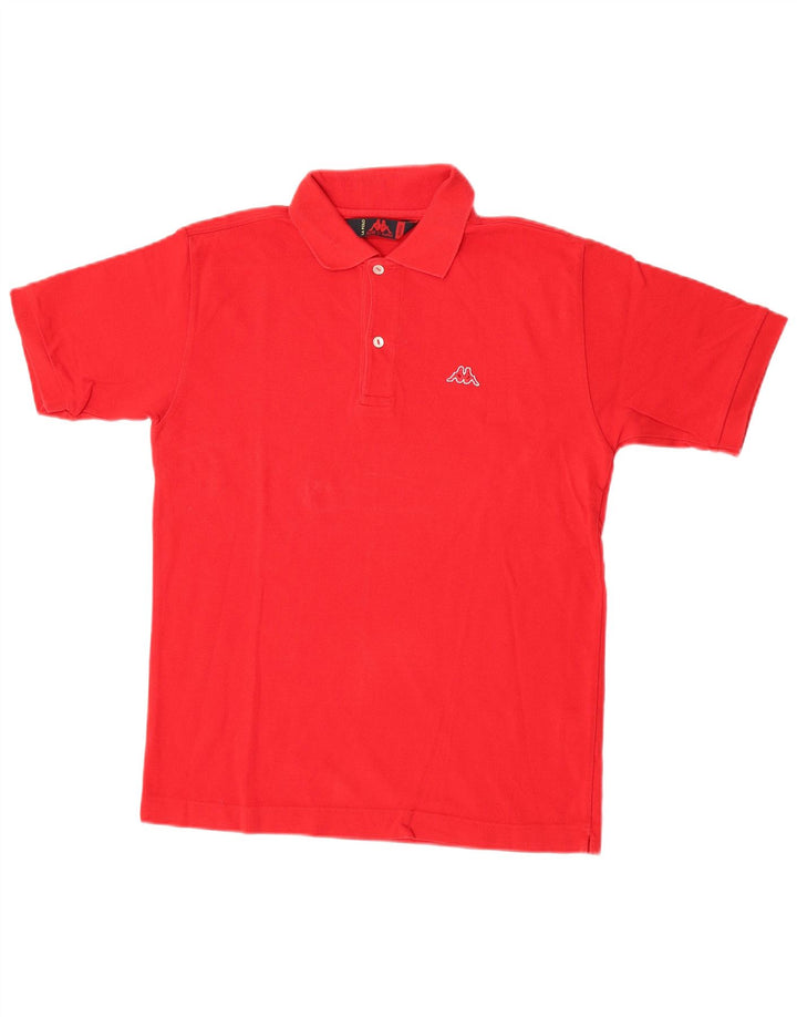 Kappa Mens Polo Shirt Small Red Cotton