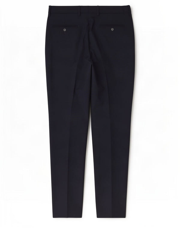 Marks & Spencer Mens Tailored Fit Slim Suit Trousers W34 L33 Navy Blue