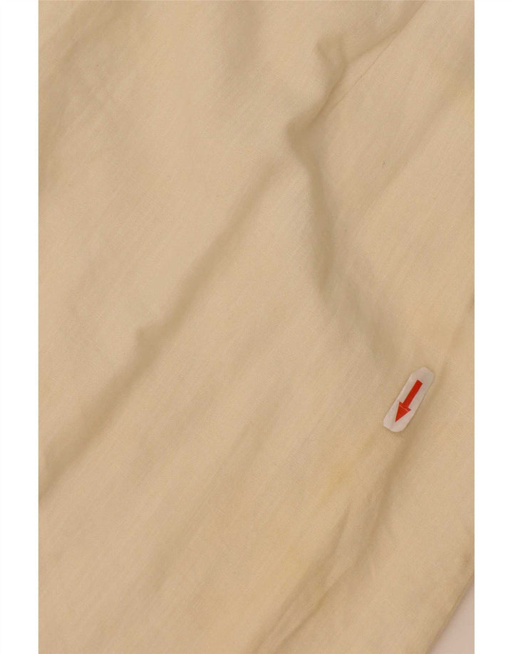 Benetton Womens Mini Wrap Skirt IT 44 Medium W28 Beige Cotton