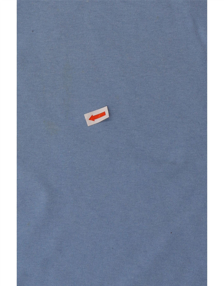 NIKE Mens Graphic Vest Top XL Blue Cotton