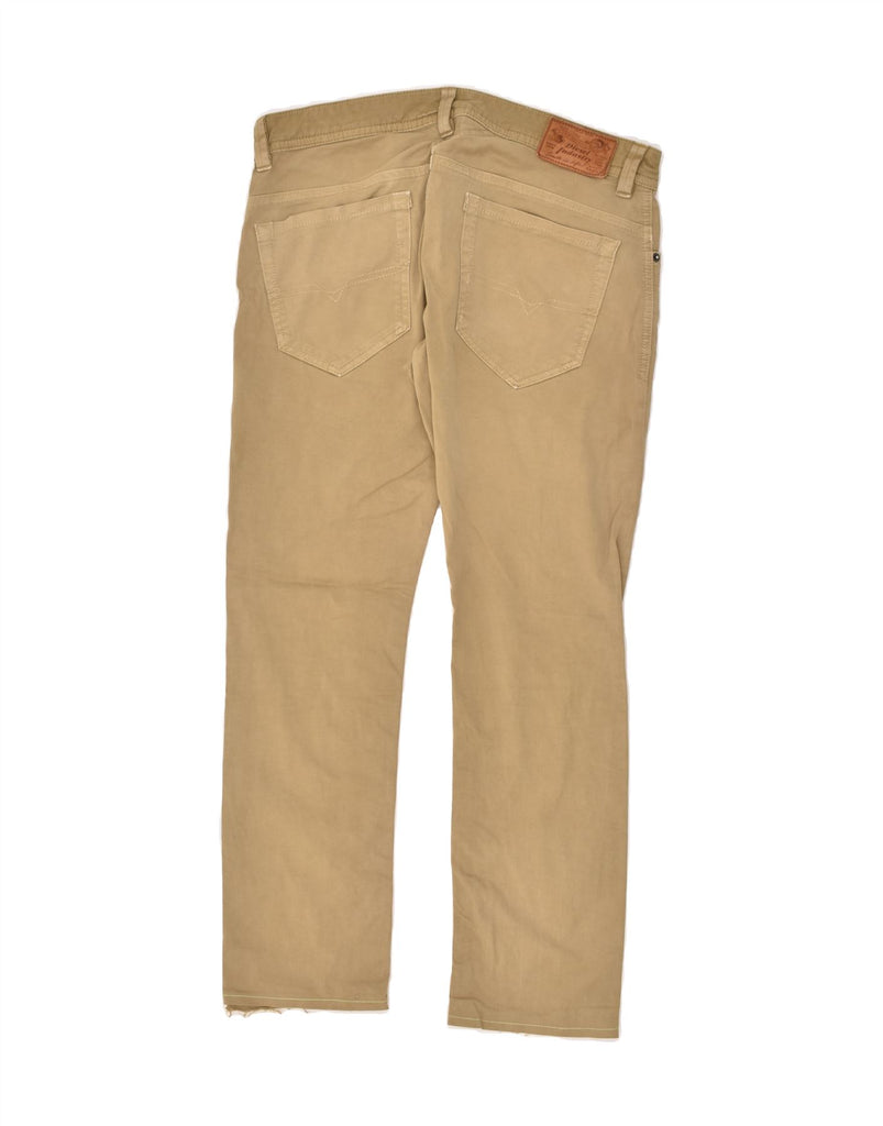 DIESEL Mens Thavar Straight Casual Trousers W32 L27 Beige Cotton Vintage Diesel and Second-Hand Diesel from Messina Hembry 