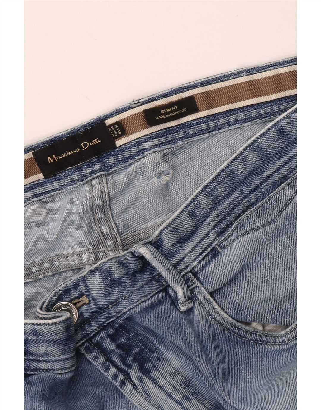Massimo Dutti Mens Slim Jeans EU 46 XL W36 L31 Blue