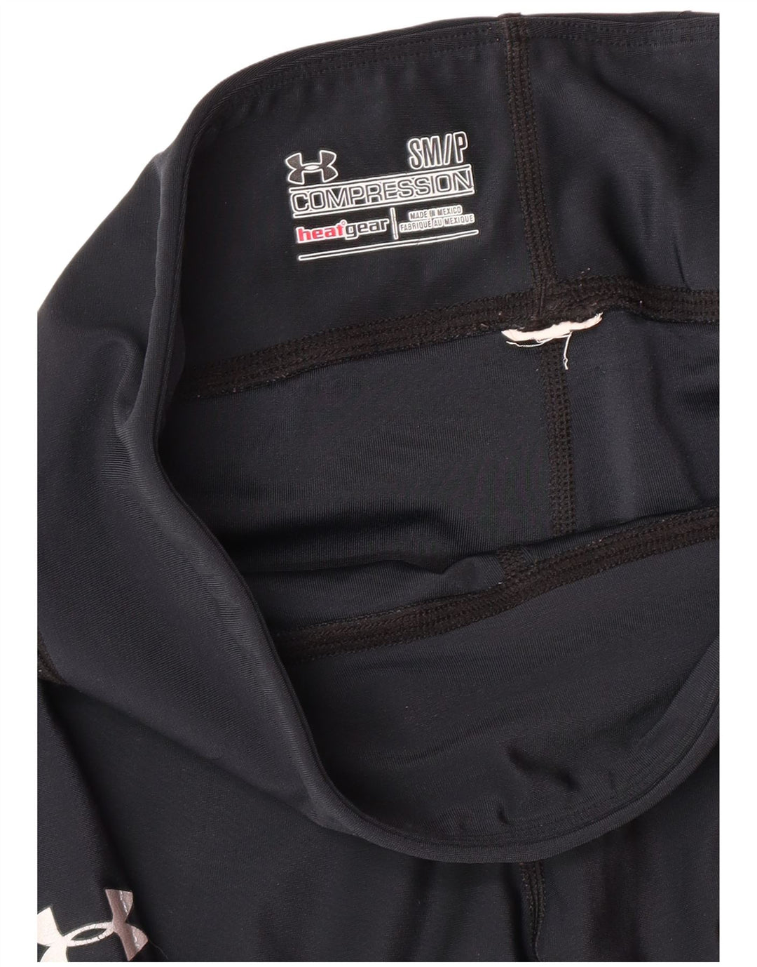 UNDER ARMOUR Womens Heat Gear Capri Leggings UK 8 Small  Navy Blue