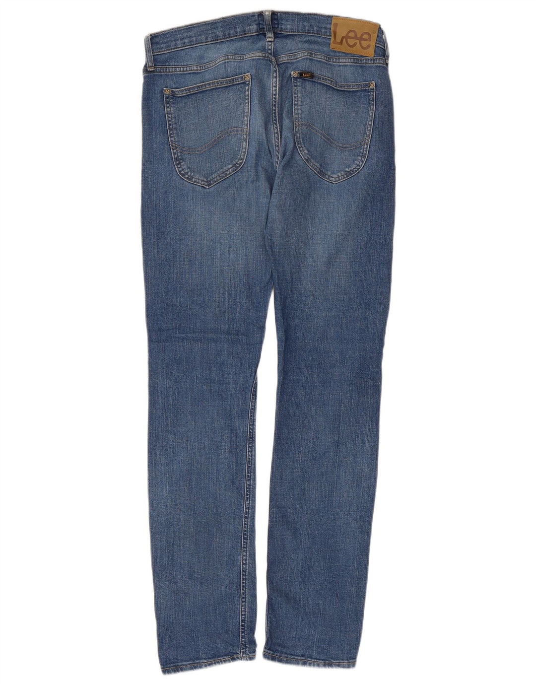 Lee Mens Luke Slim Jeans W30 L32 Blue Cotton