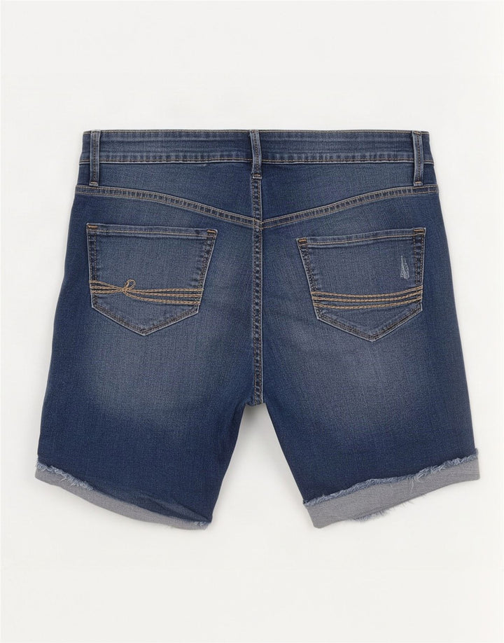 Levi's Womens Denizen Low Waist Denim Shorts US 7 Medium W28 Blue