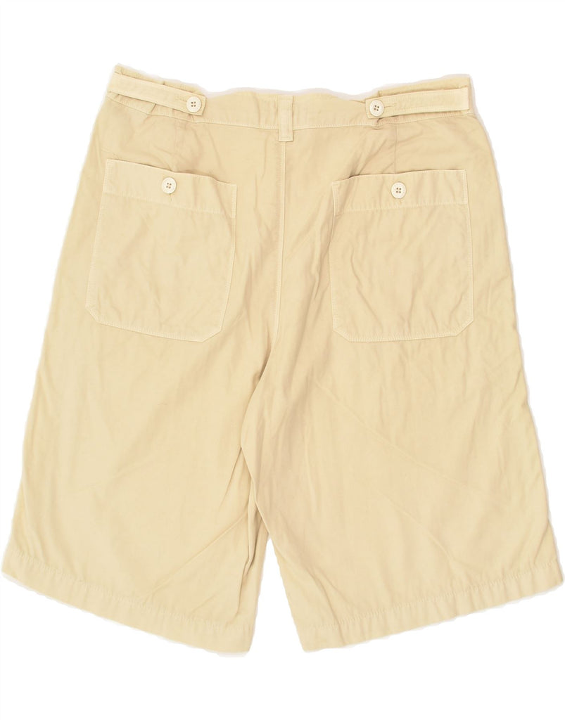 TRUSSARDI Mens Casual Shorts IT 46 Small W28  Beige Cotton | Vintage Trussardi | Thrift | Second-Hand Trussardi | Used Clothing | Messina Hembry 