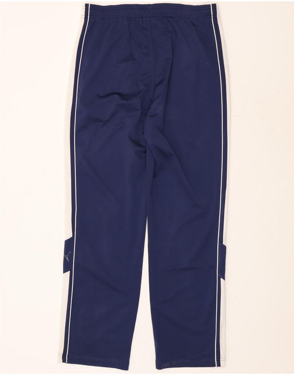 Puma Mens Tracksuit Trousers Large  Navy Blue Colourblock Polyester