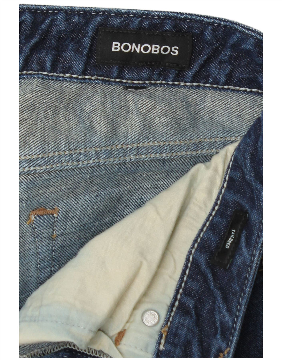 BONOBOS Womens Tailored Fit Slim Jeans W30 L27 Blue