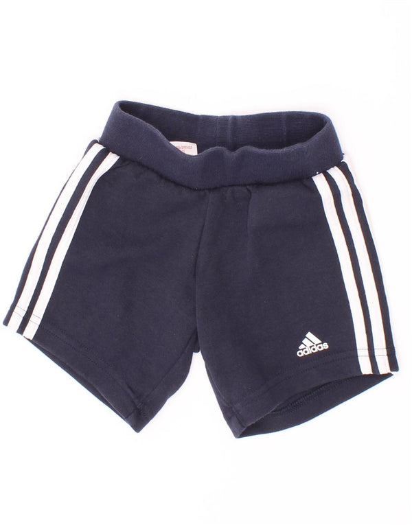 Adidas Baby Boys Sport Shorts 9-12 Months Navy Blue Cotton
