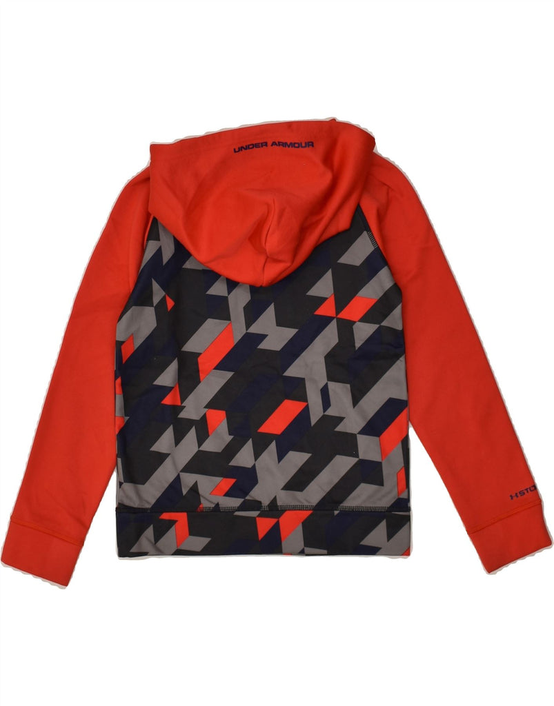 UNDER ARMOUR Boys Graphic Hoodie Jumper 5-6 Years XS Red Geometric | Vintage Under Armour | Thrift | Second-Hand Under Armour | Used Clothing | Messina Hembry 