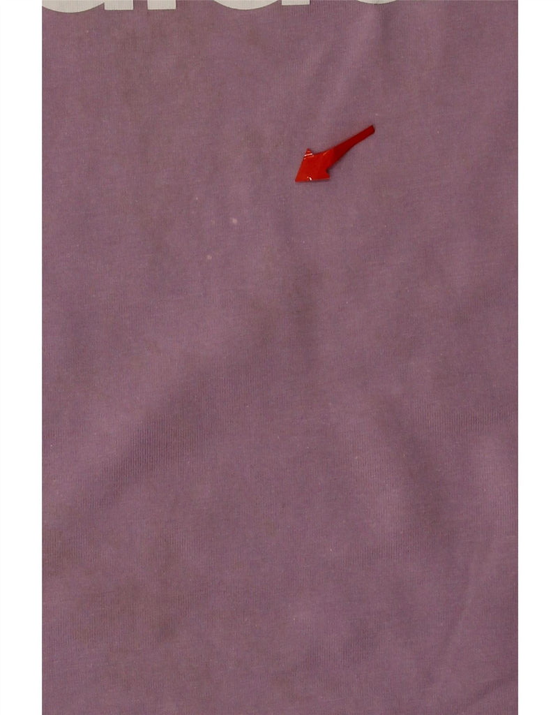 ADIDAS Womens Graphic T-Shirt Top UK 6 XS  Purple Cotton Vintage Adidas and Second-Hand Adidas from Messina Hembry 