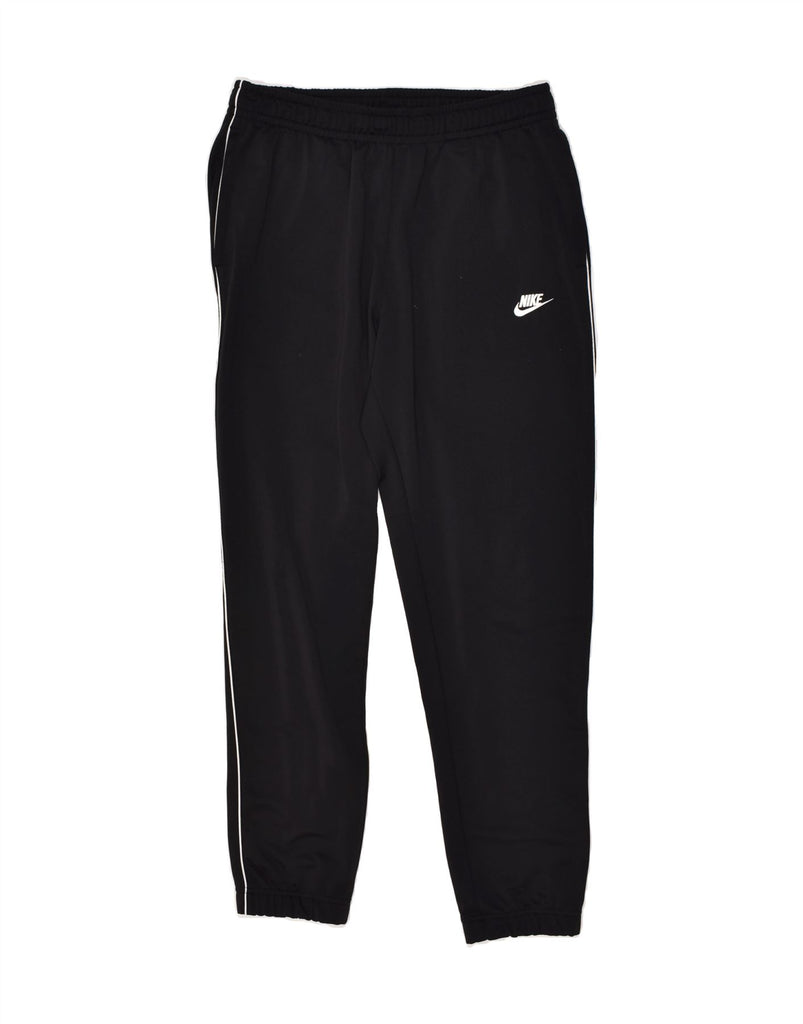 NIKE Mens Tracksuit Trousers Joggers Large Black Polyester | Vintage Nike | Thrift | Second-Hand Nike | Used Clothing | Messina Hembry 