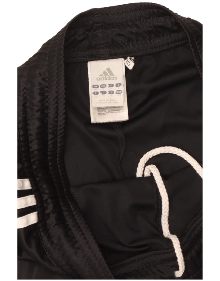 ADIDAS Mens Deutscher Fussball Bund Sport Shorts Small Black Polyester