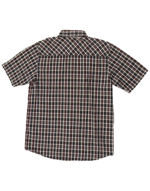 Carhartt Mens Short Sleeve Shirt Medium Multicoloured Check Cotton