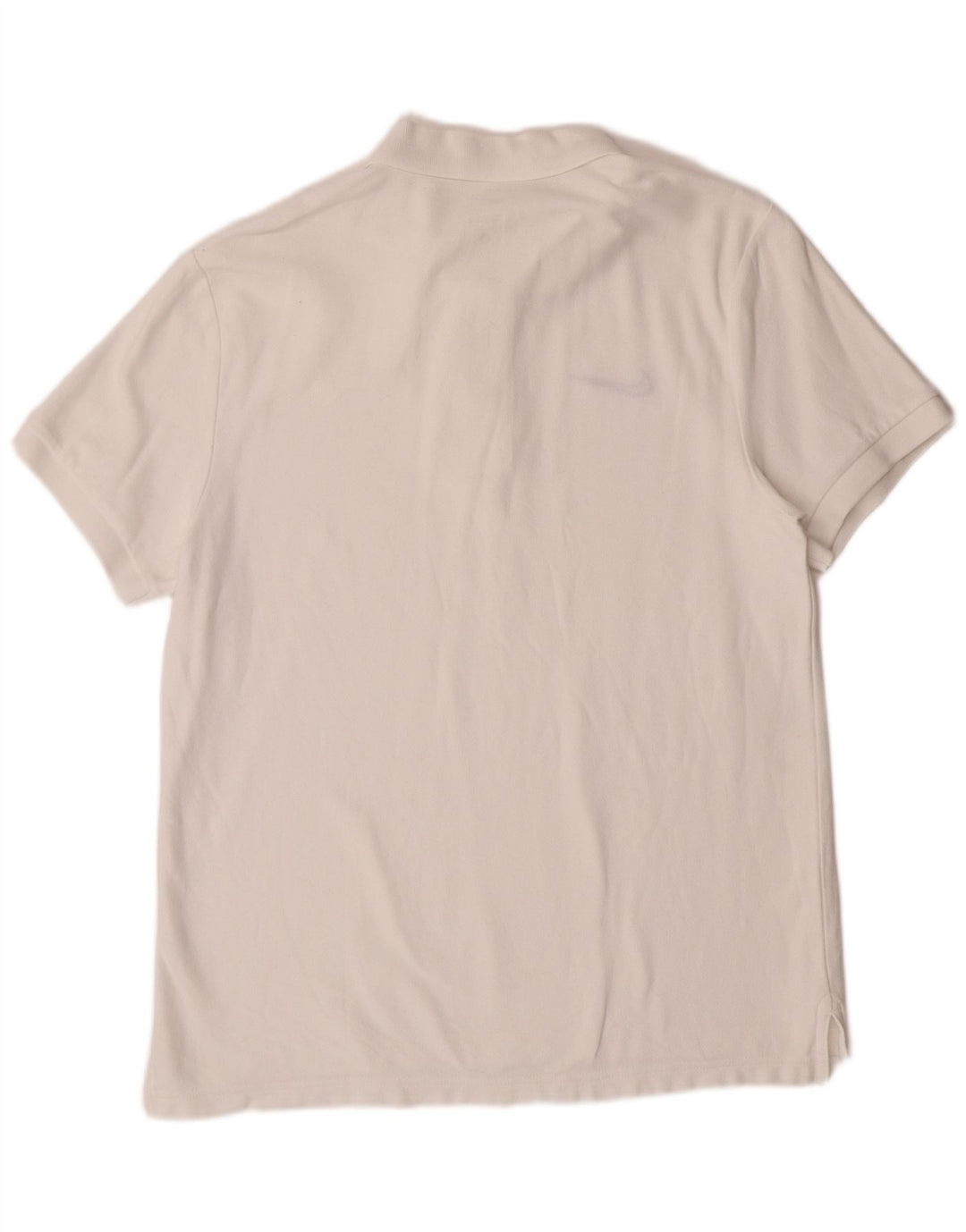 NIKE Mens Polo Shirt Large White