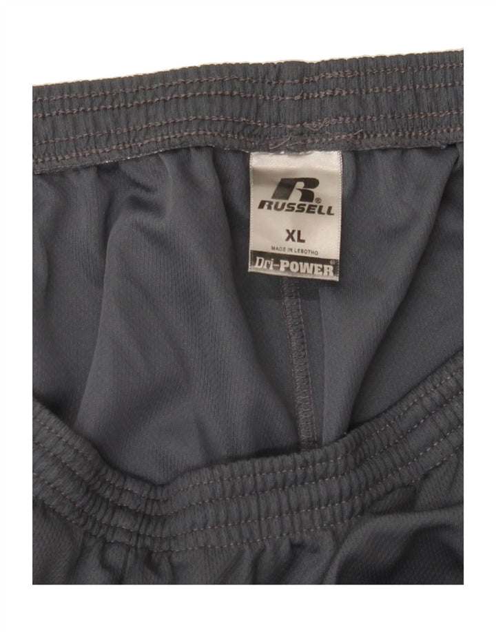 RUSSELL ATHLETIC Womens Sport Shorts XL  Grey Polyester Vintage Russell Athletic and Second-Hand Russell Athletic from Messina Hembry 