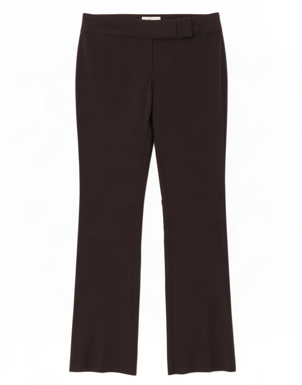 Topshop Womens Flare Suit Trousers UK 14 Large W32 L32 Black Polyester