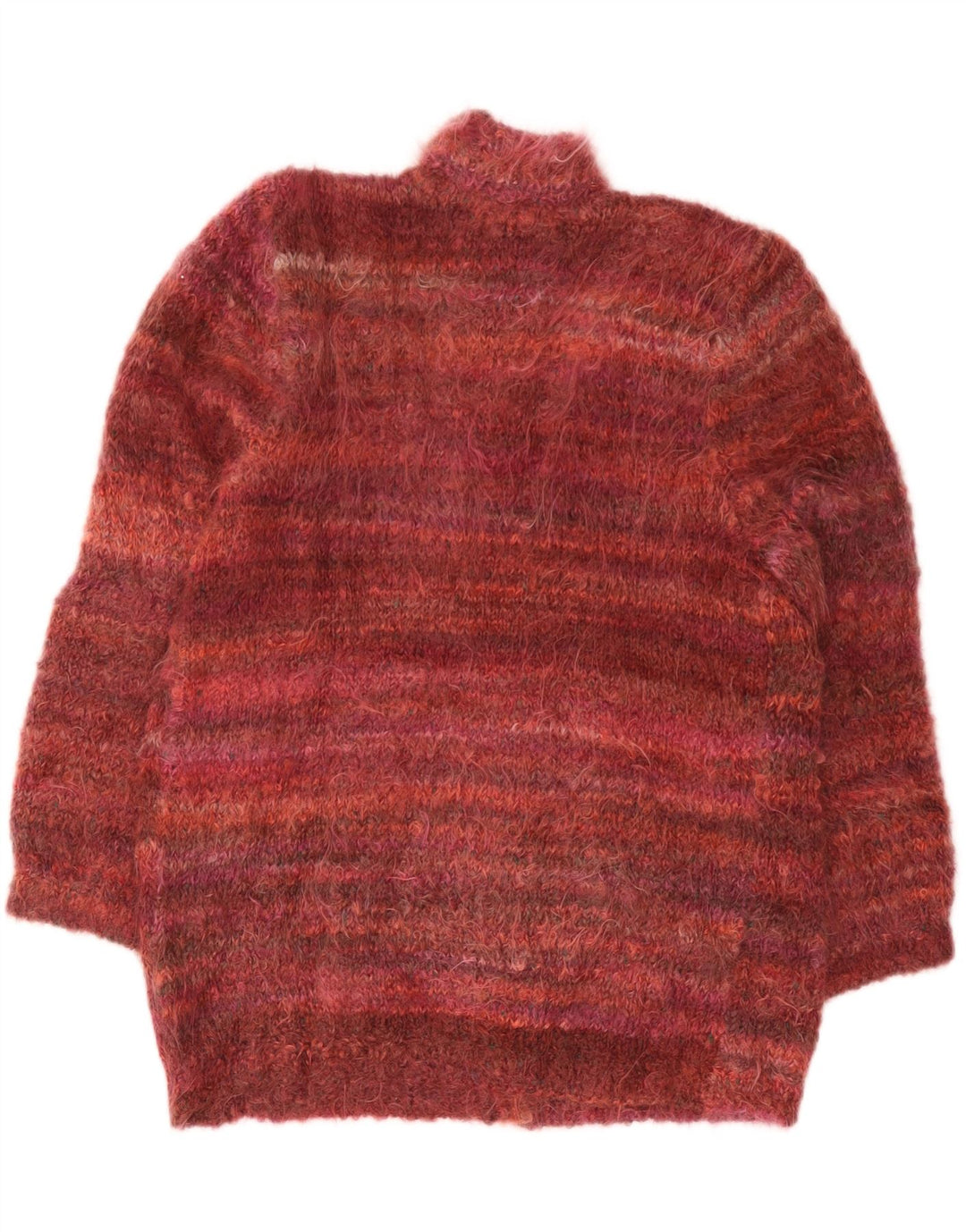 Vintage Womens Oversized Cardigan Sweater UK 18 XL Burgundy