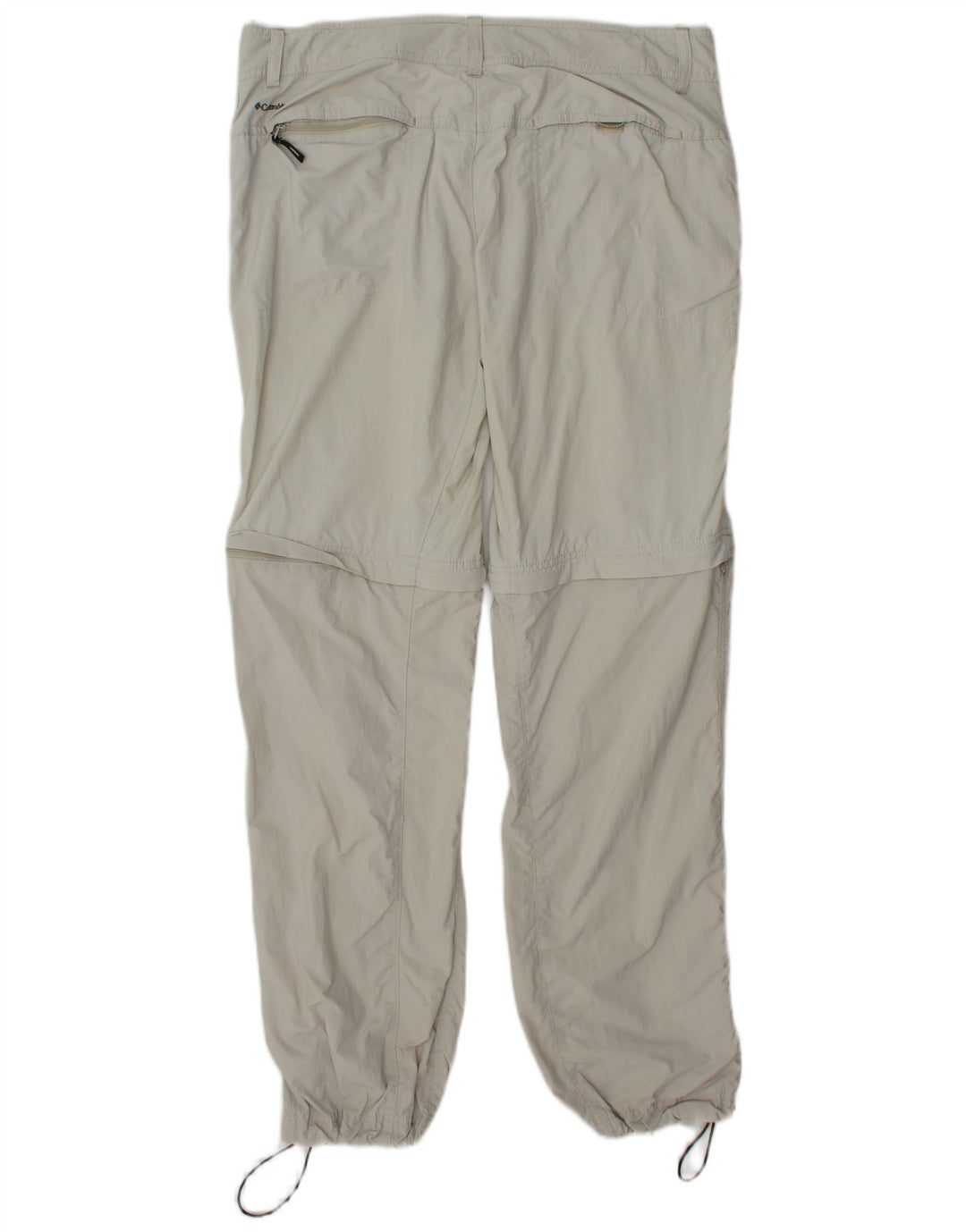 COLUMBIA Womens Regular Fit Cargo Trousers US 12 Large W34 L32 Off White