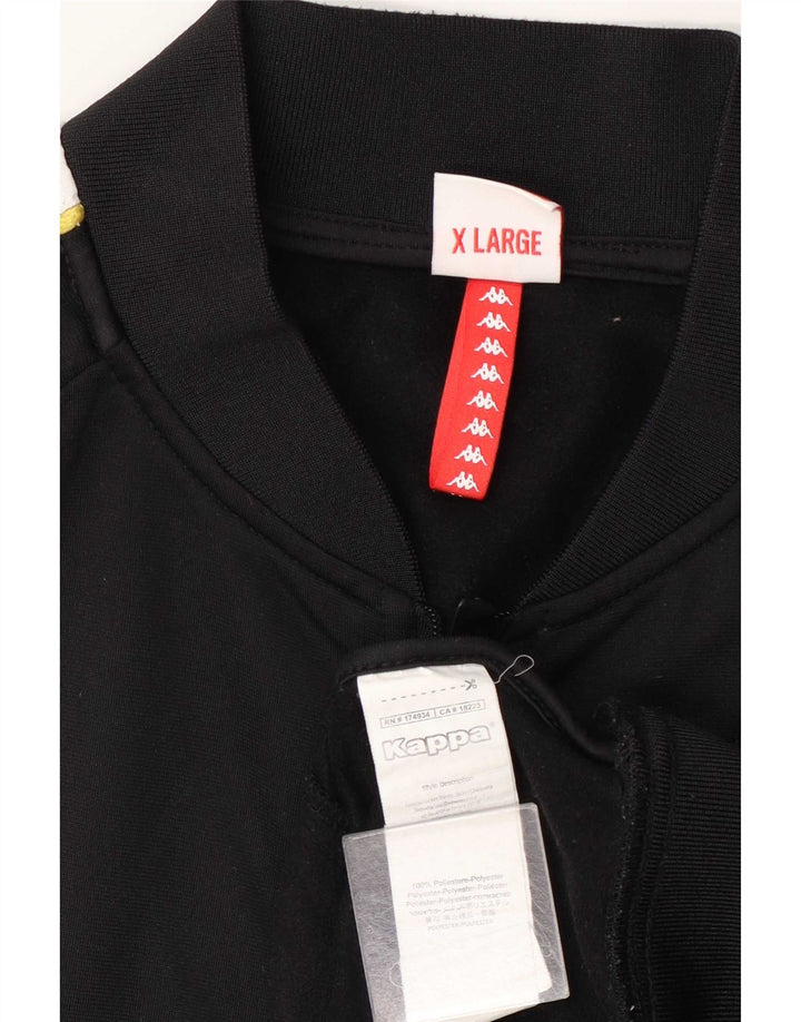 Puma Mens Graphic Tracksuit Top Jacket XL Black Colourblock Polyester