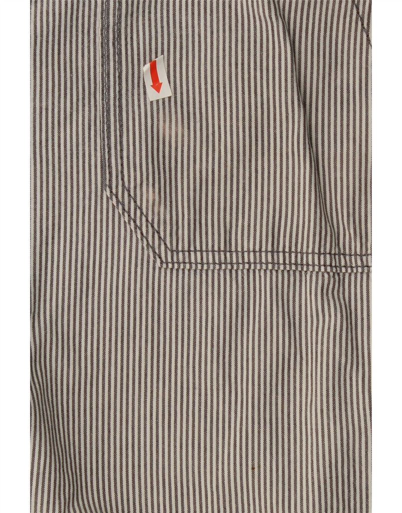 EDDIE BAUER Womens Chino Shorts US 6 Medium W32  Grey Pinstripe Cotton Vintage Eddie Bauer and Second-Hand Eddie Bauer from Messina Hembry 
