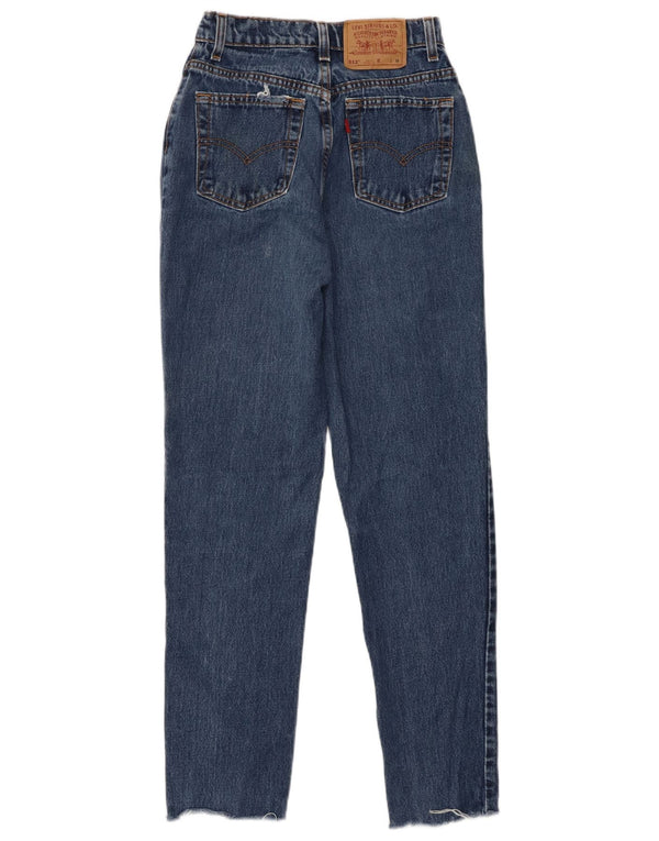 Levi's Womens 512 High Waist Tapered Jeans US 7 Medium W26 L29 Blue