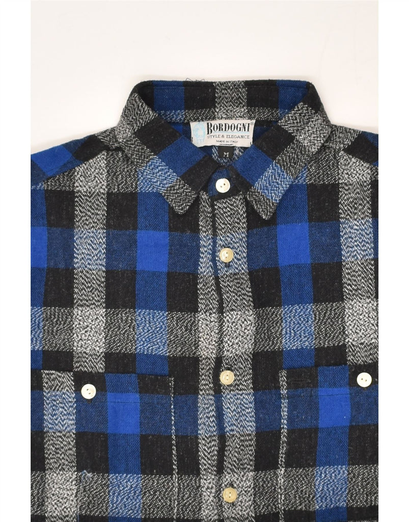 VINTAGE Mens Shirt Medium Blue Check | Vintage Vintage | Thrift | Second-Hand Vintage | Used Clothing | Messina Hembry 