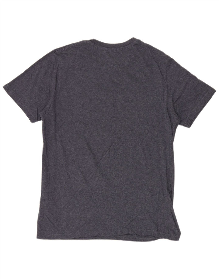 Levi's Mens T-Shirt Top Medium Navy Blue Flecked Cotton