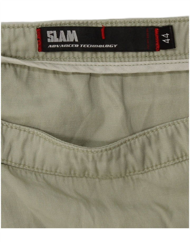 Slam Womens Straight Skirt IT 44 Medium W30  Khaki