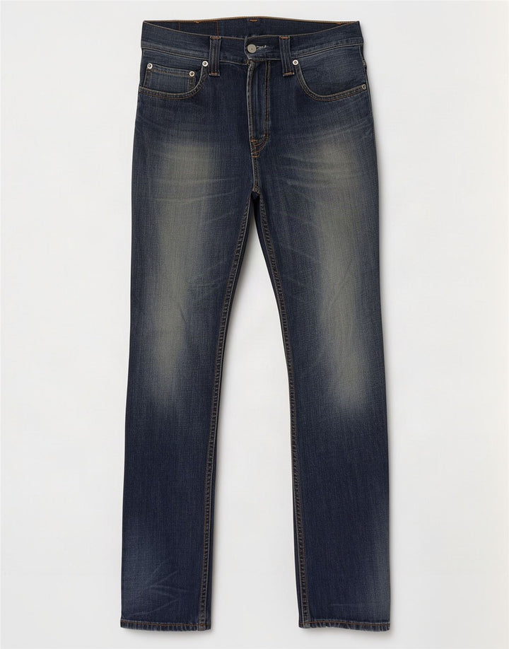 Levi's Mens 506 Straight Jeans W30 L34 Navy Blue Cotton