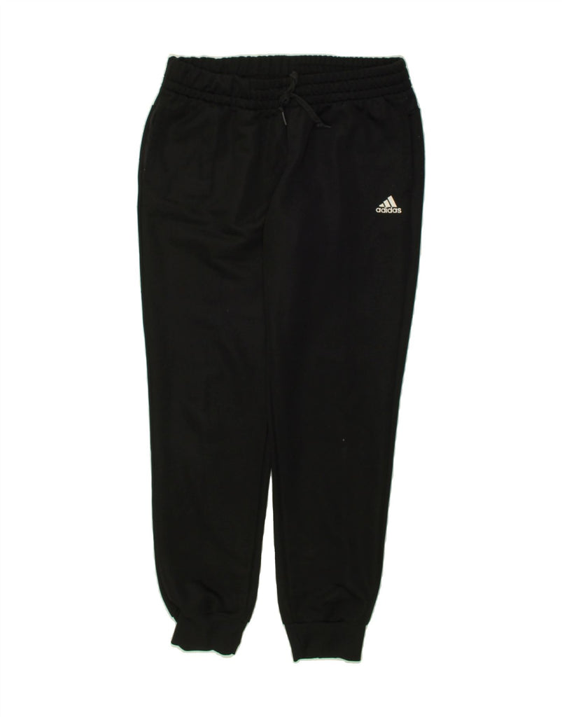 ADIDAS Womens Tracksuit Trousers Joggers UK 14/16 Large Black Polyester | Vintage Adidas | Thrift | Second-Hand Adidas | Used Clothing | Messina Hembry 