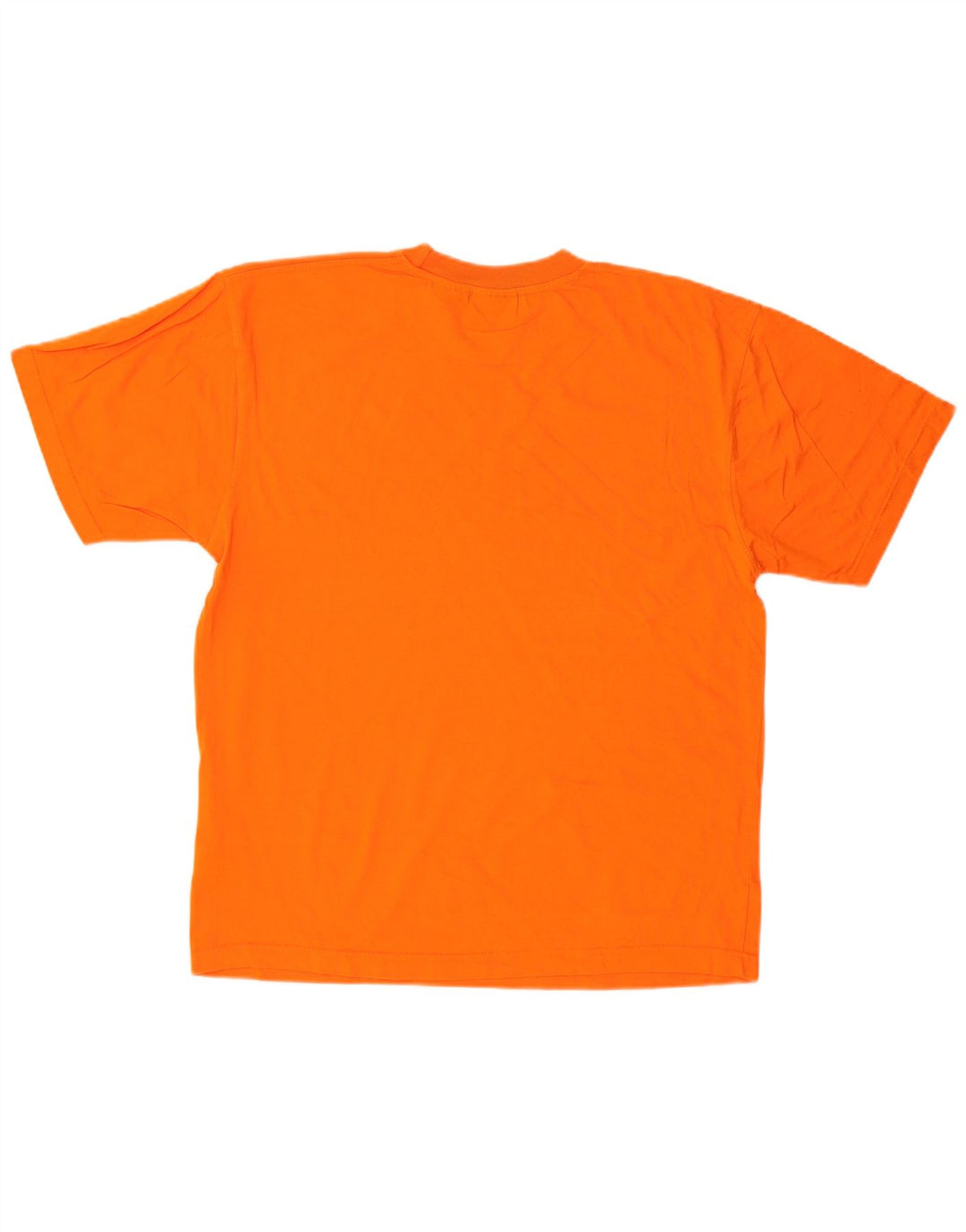 FILA Mens Graphic T-Shirt Top Medium Orange Cotton