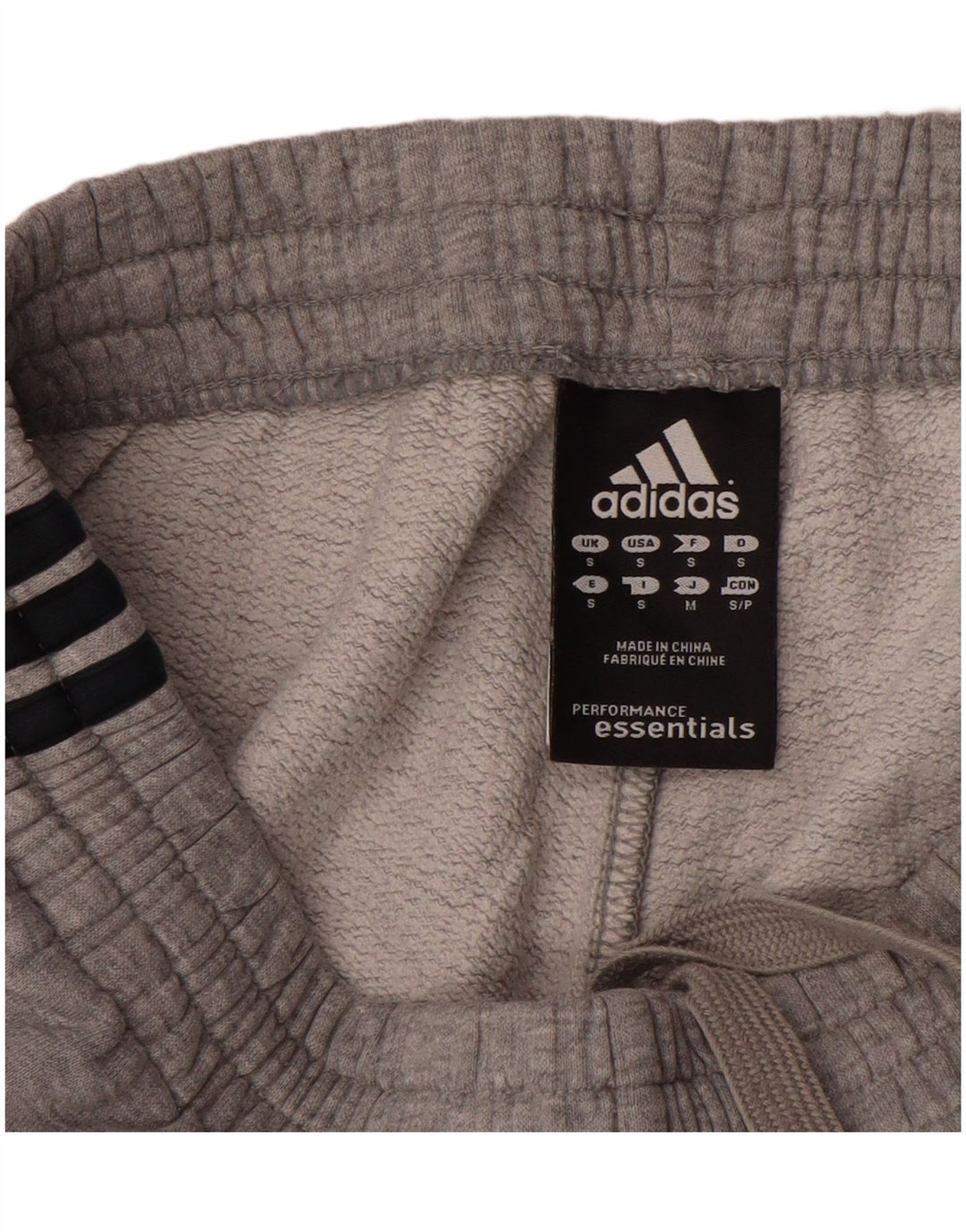 Adidas Mens Tracksuit Trousers Joggers Small  Grey