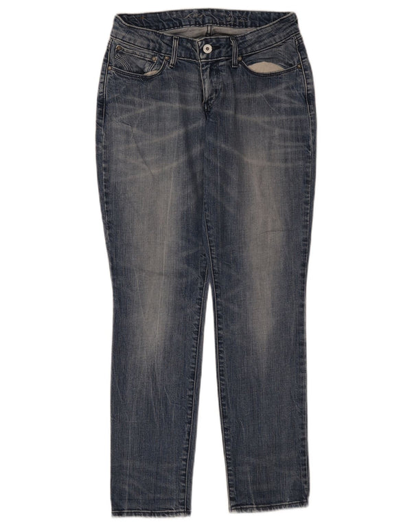 Levi's Womens Bold Curve Skinny Jeans W29 L30 Blue Cotton