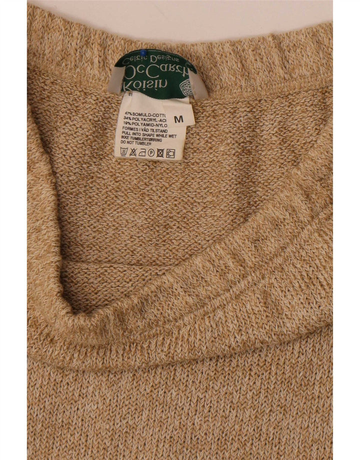 Roisin McCarthy Womens Knit Maxi Skirt Medium W30 Beige Cotton