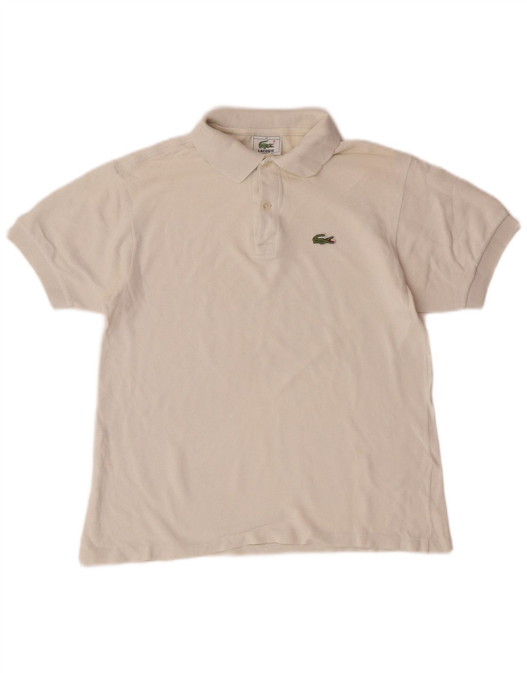 Lacoste Boys Polo Shirt 13-14 Years White Cotton