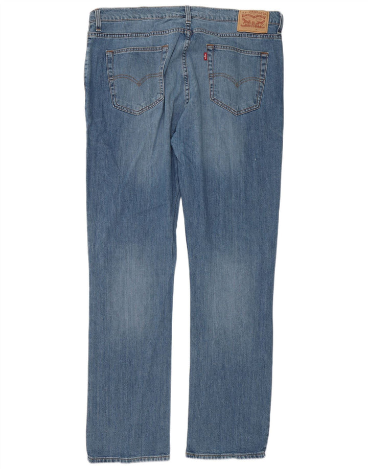 Levi's Mens Slim Jeans W40 L34 Blue Cotton