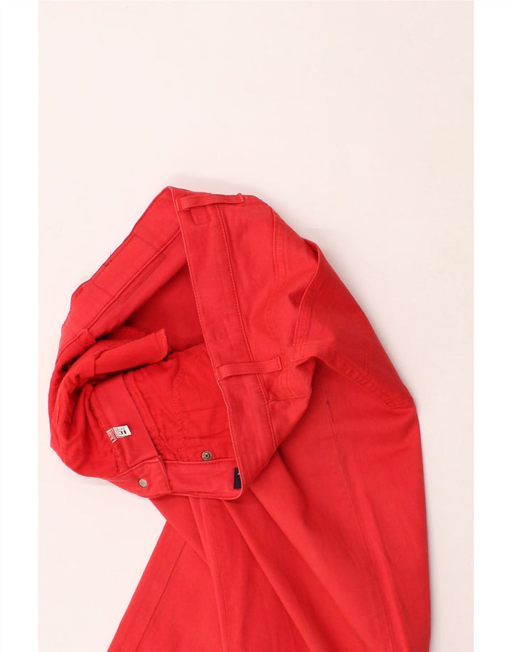 ARMANI Womens Straight Jeans W31 L28 Red Cotton Classic Vintage Armani and Second-Hand Armani from Messina Hembry 