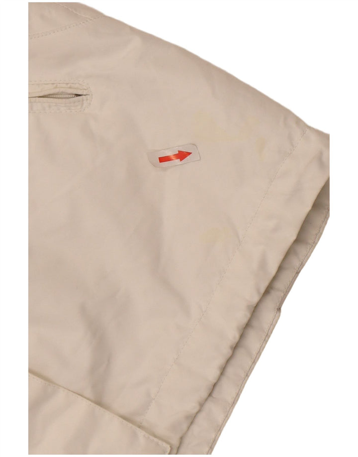 Helly Hansen Womens Hooded Windbreaker Jacket UK 10 Small White Polyester