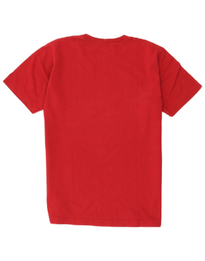 Carhartt Mens Graphic T-Shirt Top Small Red Cotton
