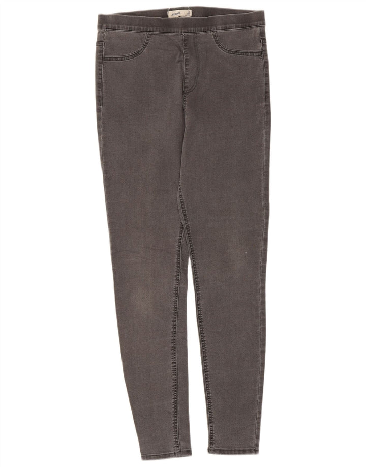 Marks & Spencer Womens Jegging Jeans UK 12 Medium W30 L28 Grey Cotton